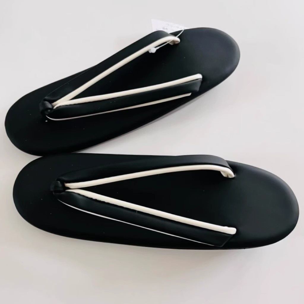 Geta Wooden Sandal - Japanse Dames Geta Sandalen PU Zachte