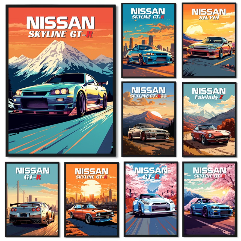 Japanese Lifestyle Home - Retro Japanse klassieke jaren 1990 sportwagen
