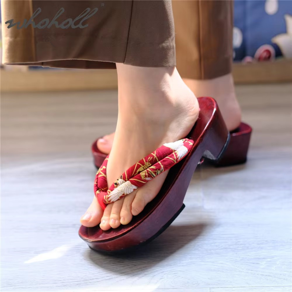 Geta Wooden Sandal - Japanse Geta Animatie Cosplay Schoenen Cos