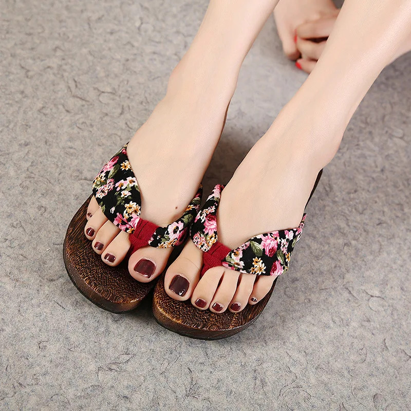 Geta Wooden Sandal - Japanse Geta Klomp Houten Sandaal Flip