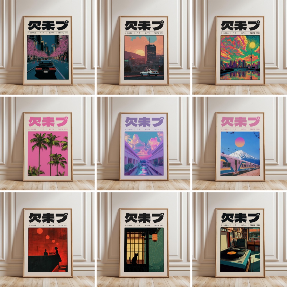 Japanese Culture Lifestyle - Y2K Indie Cultuur Japan Patroon Japanse