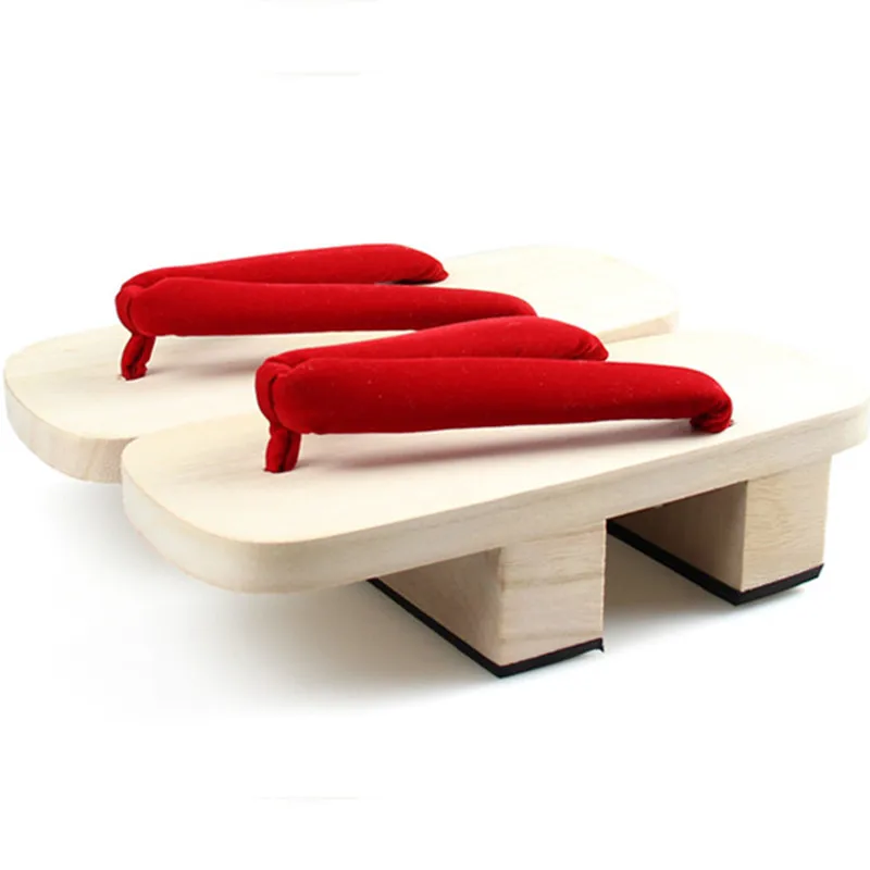 Geta Wooden Sandal - Cosplay Schoenen Dames Dubbele Hoge Hak