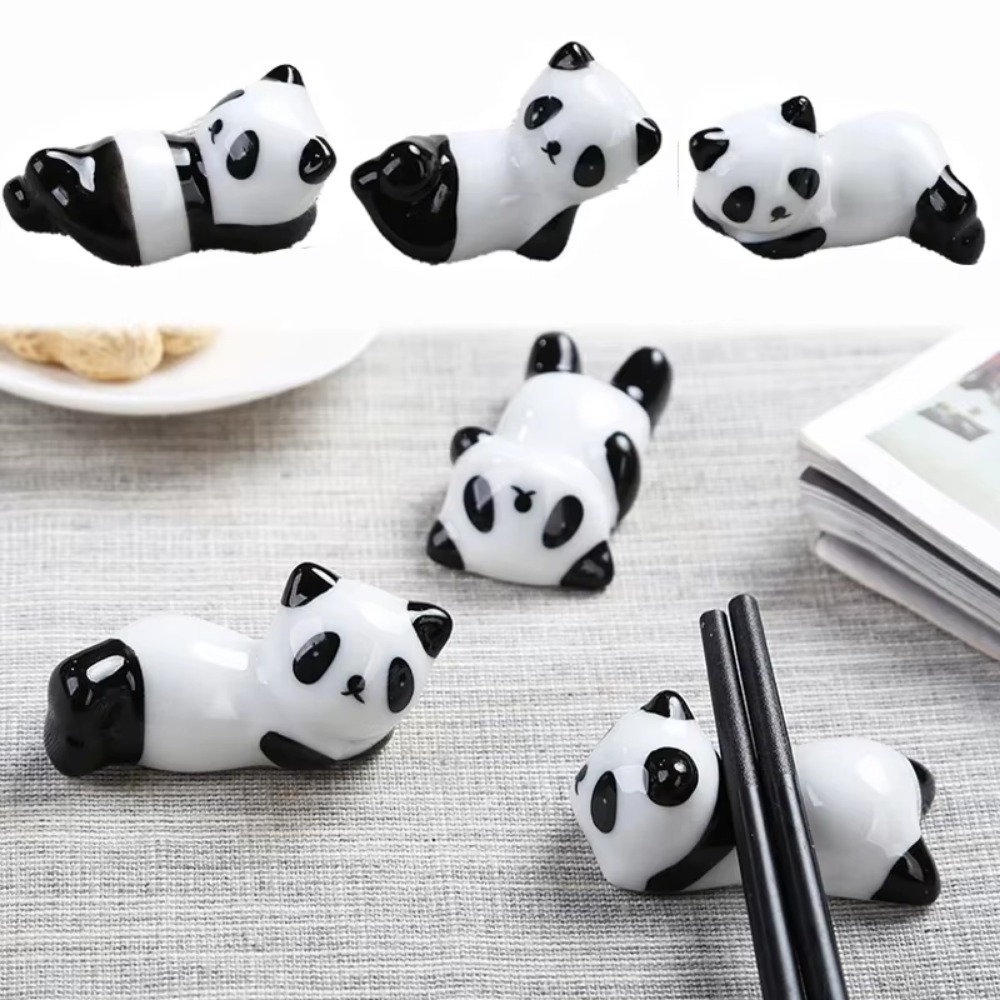 8 stks/set DIY Panda Eetstokje - Chopstick Rest Ceramic recensie en prijs