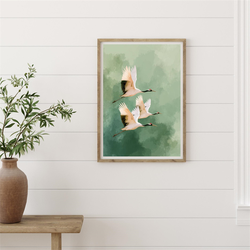 Vintage Kraanvogel Vliegende V - Japanese Lifestyle Home recensie en prijs