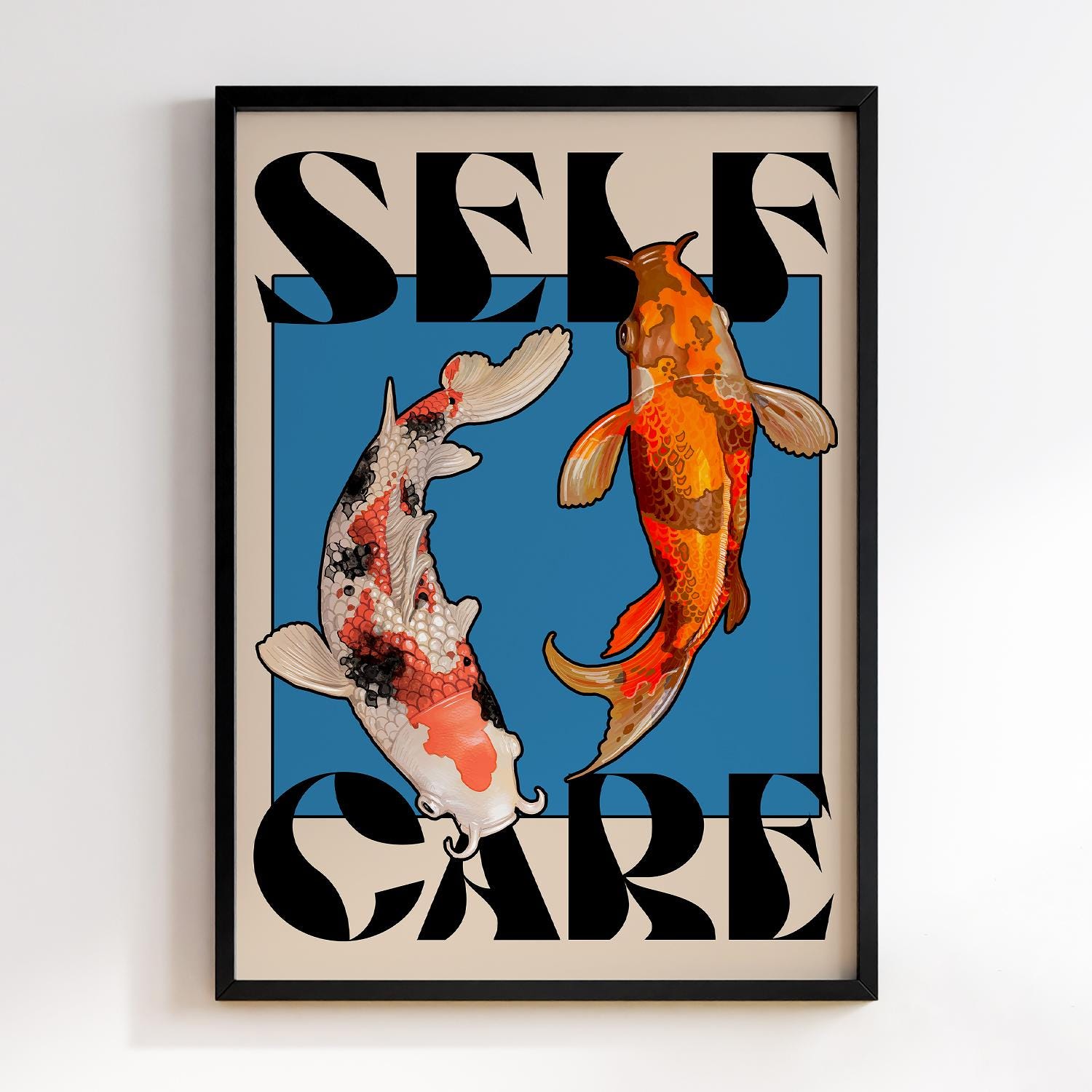 Japanse Rode Koi Vis Canvas Pr - Japanese Lifestyle Home recensie en prijs