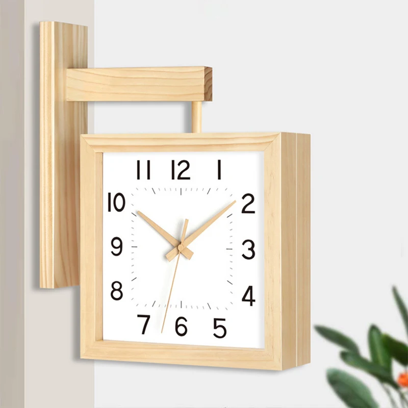 Houten Dubbelzijdige Wandklokk - Japanese Living Lifestyle recensie en prijs