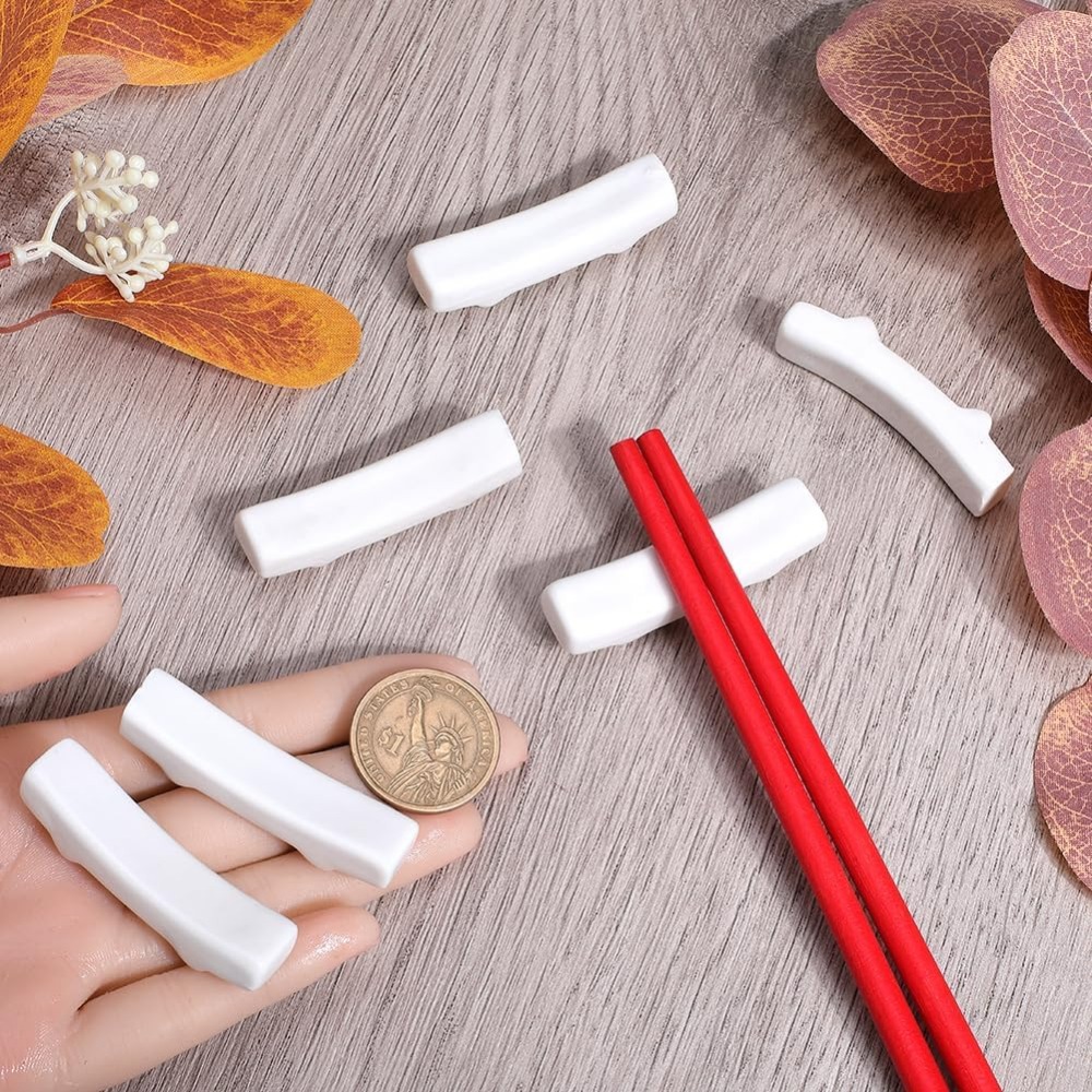 12 Stuks Eetstokje Rest Wit Ja - Chopstick Rest Ceramic recensie en prijs