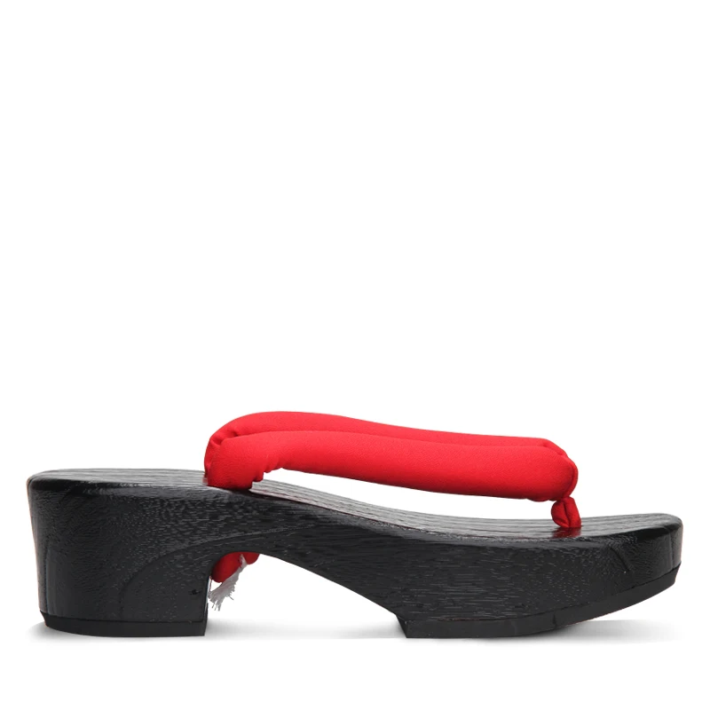 Dames zwarte halvemaanvormige  - Geta Wooden Sandal recensie en prijs